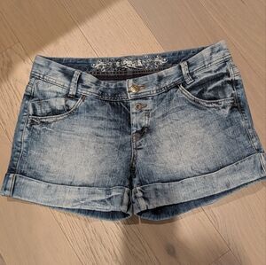 Express Blue Jean Shorts